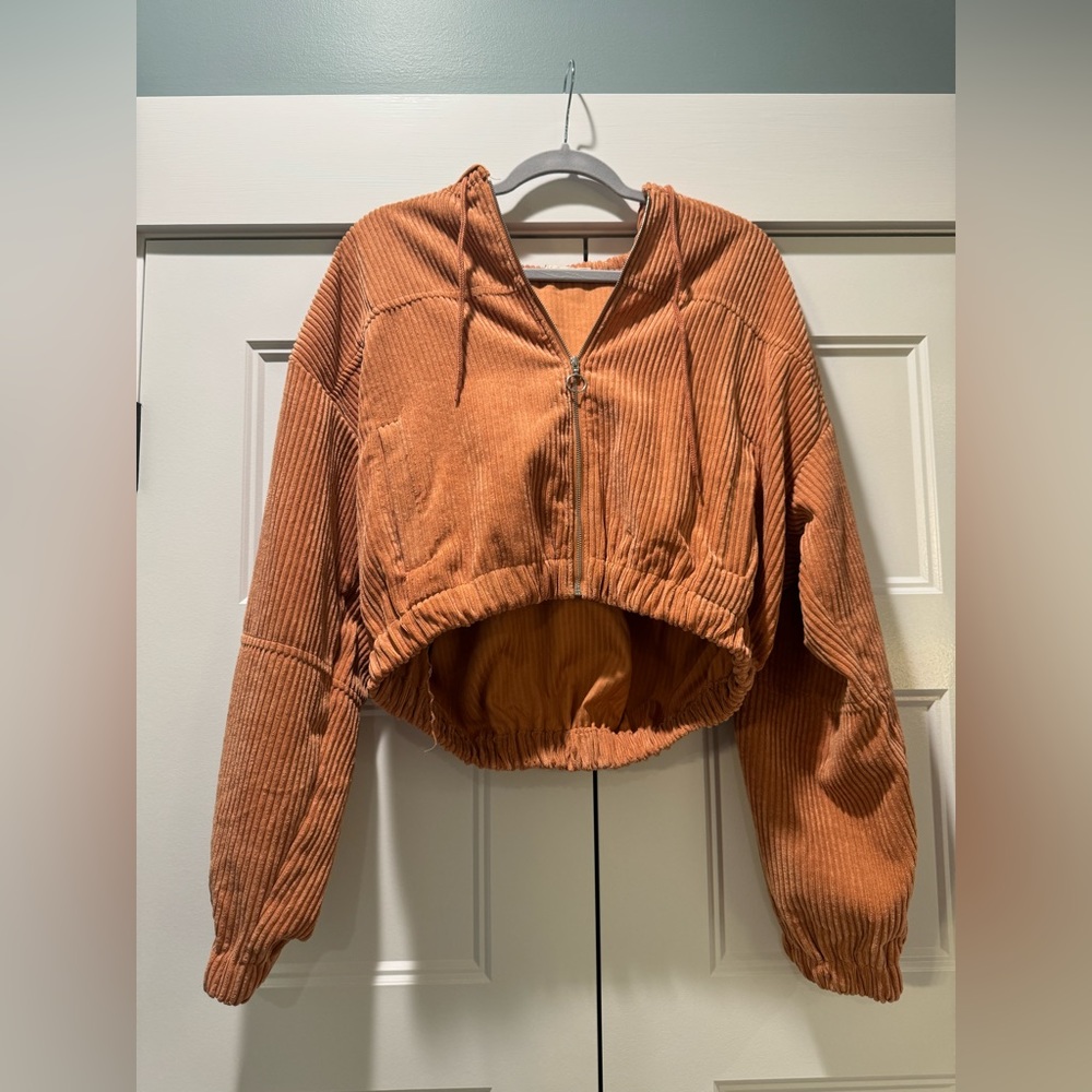 Altar’d state cropped bomber jacket